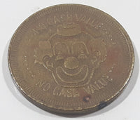 Clown Themed No Cash Value Non Negotiable Non Redeemable Metal Game Token Coin