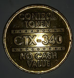 Control Token CTX-340 No Cash Value Freedom Metal Game Token Coin