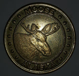 Frontier Mint 1867 Moose Alaska Metal Token Coin