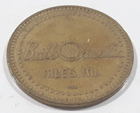 Vintage BallOmatic Niles, MI Golf Themed Metal Token Ball Marker Coin