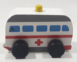 Zhejiang Huangyan Xingbo Crafts Factory Ambulance 3 1/4" Long Wood Toy Vehicle