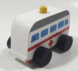 Zhejiang Huangyan Xingbo Crafts Factory Ambulance 3 1/4" Long Wood Toy Vehicle