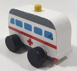 Zhejiang Huangyan Xingbo Crafts Factory Ambulance 3 1/4" Long Wood Toy Vehicle