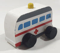 Zhejiang Huangyan Xingbo Crafts Factory Ambulance 3 1/4" Long Wood Toy Vehicle