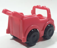 2000 Mattel Fisher Price Little People Red Plastic Ladder Fire Truck Toy Car Vehicle