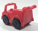 2000 Mattel Fisher Price Little People Red Plastic Ladder Fire Truck Toy Car Vehicle