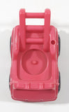 2000 Mattel Fisher Price Little People Red Plastic Ladder Fire Truck Toy Car Vehicle