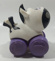 2009 Hasbro Playskool Wheel Pals Zebra Animal Shaped 3 1/2" Plastic Toy Car Vehicle