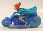 2017 McDonald's Universal Studios Despicable Me 3 Lucy Wilde Character 4 1/2" Long Plastic Toy Motorcycle Motorbike Vehicle