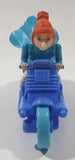 2017 McDonald's Universal Studios Despicable Me 3 Lucy Wilde Character 4 1/2" Long Plastic Toy Motorcycle Motorbike Vehicle