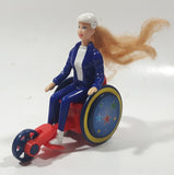 2000 McDonald's Barbie Doll Becky in Wheelchair 3 1/2" Tall Plastic Toy Vehicle