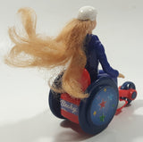 2000 McDonald's Barbie Doll Becky in Wheelchair 3 1/2" Tall Plastic Toy Vehicle