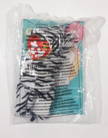 2000 McDonald's Ty Beanie Babies Blitz The White Tiger Stuffed Plush Toy New in Package