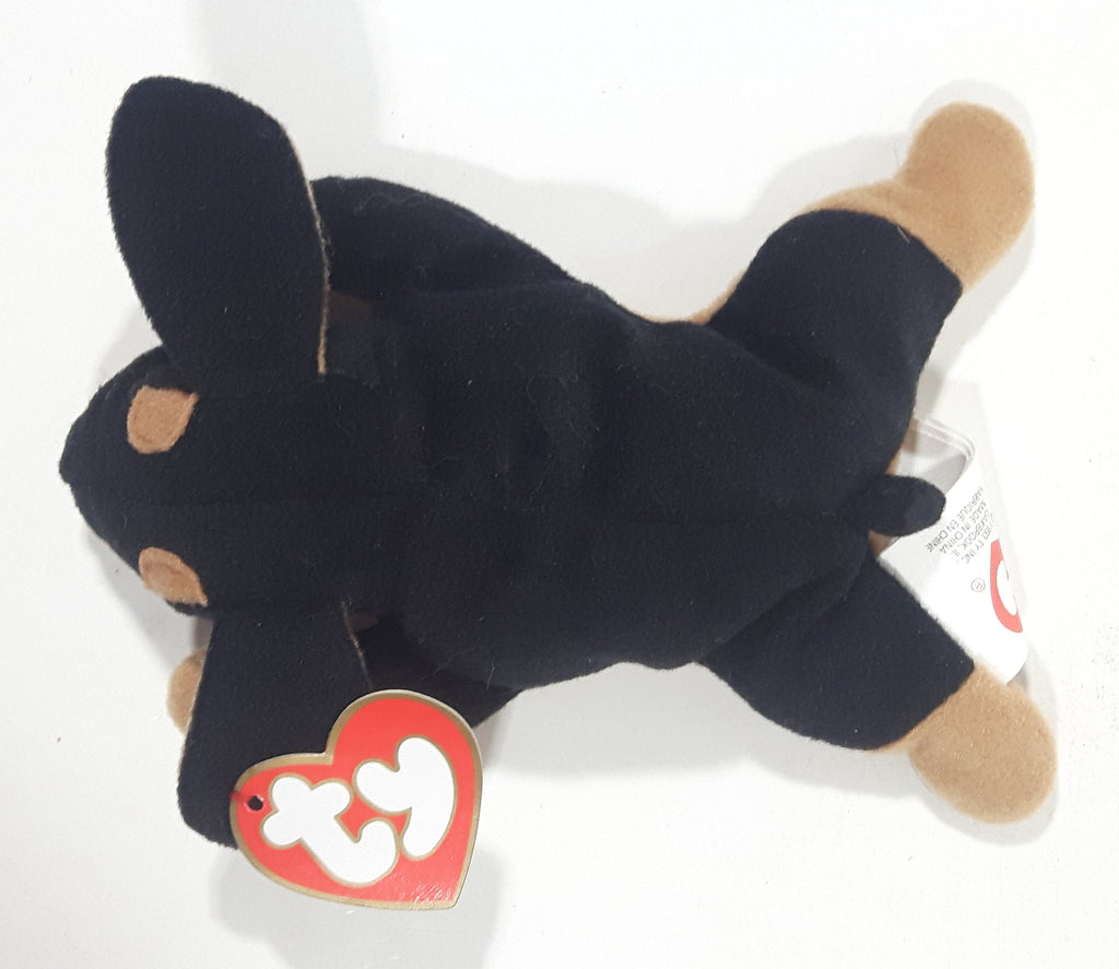 1993 Ty Beanie Babies Doby The Doberman Stuffed Plush Toy New with Tag