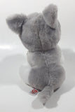 2019 Ty Beanie Babies Harper Grey White Dog Plush Stuffed Animal Toy New with Tags