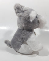2019 Ty Beanie Babies Harper Grey White Dog Plush Stuffed Animal Toy New with Tags