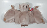 2000 Ty Beanie Buddy Batty The Bat 18" Wide Plush Stuffed Animal Toy New with Tags