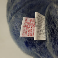 2001 Ty Beanie Buddy Periwinkle Blue Teddy Bear 13" Tall Plush Stuffed Animal Toy New with Tags