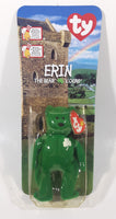 1999 McDonald's Ty Beanie Babies Erin The Bear Green 5" Tall Plush Stuffed Animal Toy New in Package