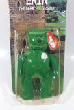 1999 McDonald's Ty Beanie Babies Erin The Bear Green 5" Tall Plush Stuffed Animal Toy New in Package