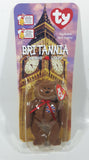 1999 McDonald's Ty Beanie Babies Britannia The Bear Brown 5" Tall Plush Stuffed Animal Toy New in Package