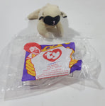 1996 McDonald's Ty Beanie Babies Chops The Lamb Stuffed Plush Toy New with Tags and Opened Package