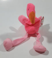 1993 McDonald's Ty Beanie Babies Pinky Flamingo Stuffed Plush Toy New with Tags