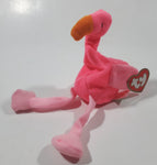 1993 McDonald's Ty Beanie Babies Pinky Flamingo Stuffed Plush Toy New with Tags
