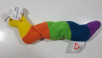 1993 McDonald's Ty Beanie Babies Inch The Worm 7 1/2" Long Stuffed Plush Toy New with Tags