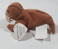 1999 McDonald's Ty Beanie Babies Tusk The Walrus Stuffed Plush Toy New with Tags