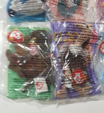 Set of 12 1998 McDonald's Ty Beanie Babies Stuffed Plush Toy New in Package