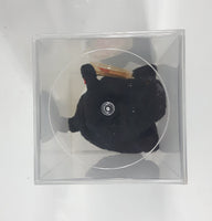 1996 Ty Beanie Babies Scottie The Black Dog Stuffed Plush Toy New with Tags in Display Case
