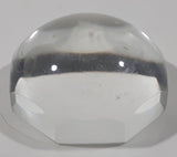 Octagon Shaped Dome 1 5/8" Clear Paper Weight Reverse Magnifier