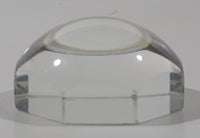 Octagon Shaped Dome 1 5/8" Clear Paper Weight Reverse Magnifier