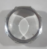 Octagon Shaped Dome 1 5/8" Clear Paper Weight Reverse Magnifier