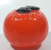 Vintage Art Glass Fruit Orange 3" Tall Ornament