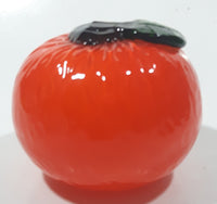 Vintage Art Glass Fruit Orange 3" Tall Ornament