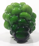 Vintage Art Glass Fruit Green Grapes Bunch 6" Tall Ornament