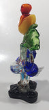 Vintage Murano Clown 7 1/2" Tall Art Glass Ornament