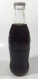 Vintage Coca-Cola 7 3/4" Tall 6oz Embossed Clear Glass Soda Pop Bottle Full Unopened