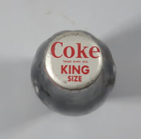 Vintage Coca-Cola Coke King Size Schutzmarken Koffeinhaltig Schutzmarke Limonade 9 1/2" Tall 10oz Glass Soda Pop Bottle Full Unopened
