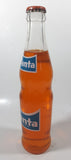 Vintage Fanta Orange 9 3/4" Tall 10 Fl Ozs Glass Soda Pop Bottle Full Unopened