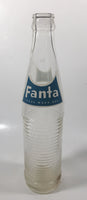 Vintage Fanta Orange 9 3/4" Tall 10 Fl Ozs Ribbed Glass Soda Pop Bottle