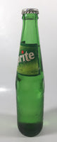 Vintage Sprite 9 3/4" Tall 300ml Paper Label Thumbprint Blurred Green Glass Soda Pop Bottle Full Unopened