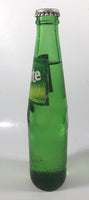 Vintage Sprite 9 3/4" Tall 300ml Paper Label Thumbprint Blurred Green Glass Soda Pop Bottle Full Unopened