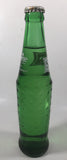 Vintage Sprite 9 3/4" Tall 10 Fl Oz Hobnail Green Glass Soda Pop Bottle Full Unopened