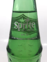 Vintage Sprite 9 3/4" Tall 10 Fl Oz Hobnail Green Glass Soda Pop Bottle Full Unopened