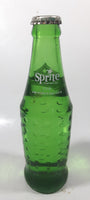 Vintage Sprite 7 3/4" Tall 7 Fl Oz Hobnail Green Glass Soda Pop Bottle Full Unopened