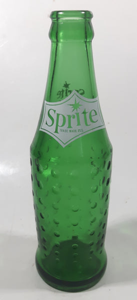 Vintage Sprite 7 3/4" Tall 7 Fl Oz Hobnail Green Glass Soda Pop Bottle