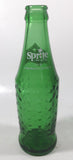 Vintage Sprite 7 3/4" Tall 7 Fl Oz Hobnail Green Glass Soda Pop Bottle